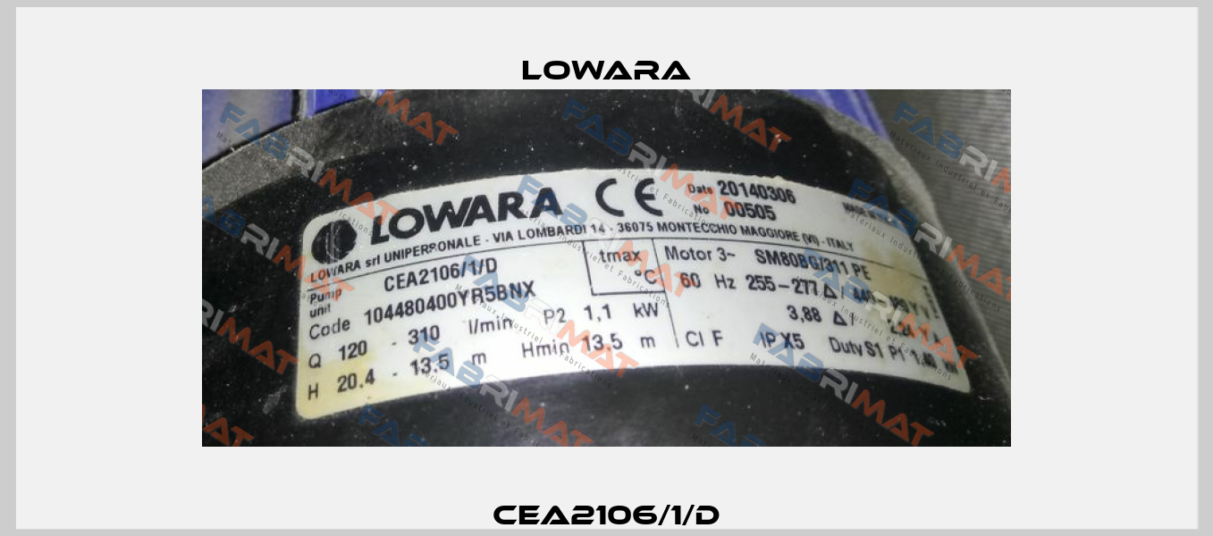 CEA2106/1/D Lowara