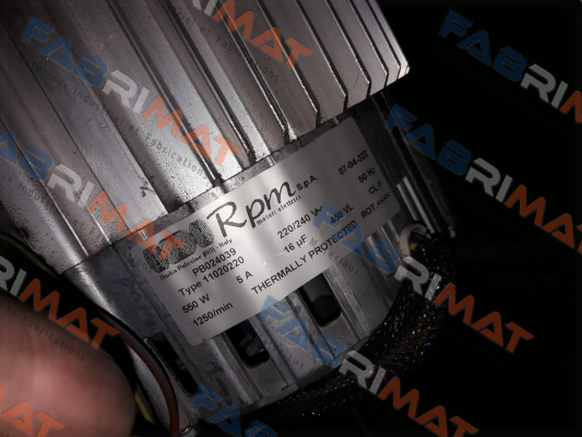 11020220 RPM - Motori elettrici