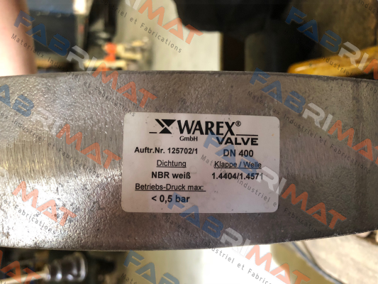 Dichtmanschette aus NBR weiß passend für DKZ 110 / DN 400  Warex