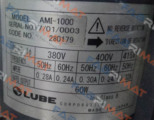 AMI-1000 Lube