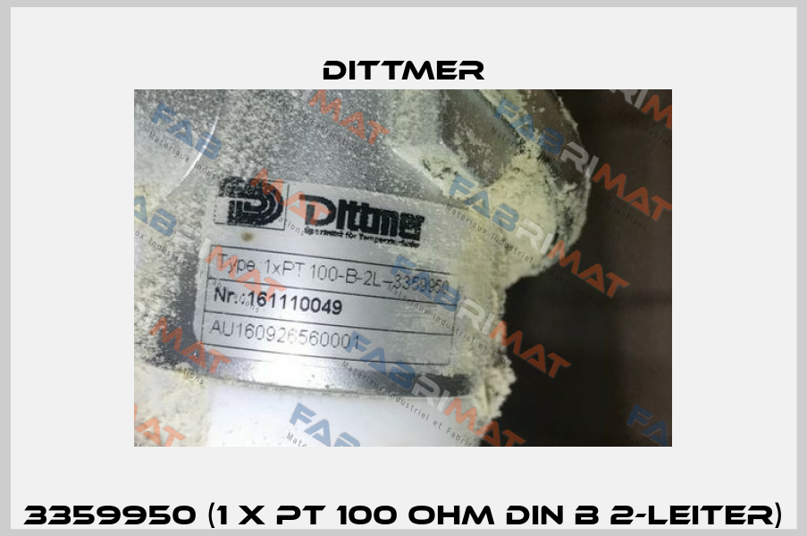 3359950 (1 x PT 100 Ohm DIN B 2-Leiter) Dittmer