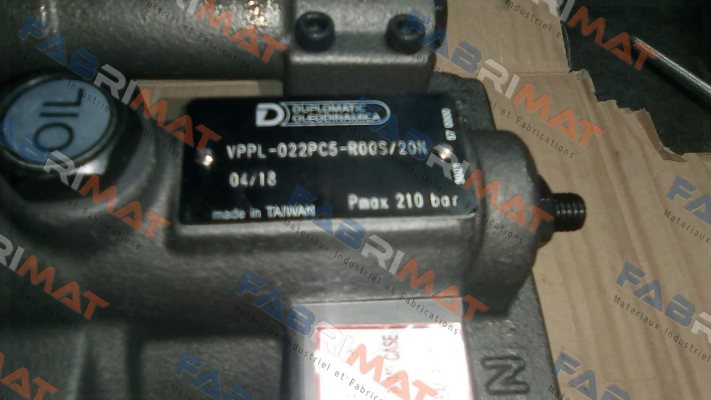 P/N: DLP 81022133037, Type: VPPL-022 PC5-R00S/20N Duplomatic