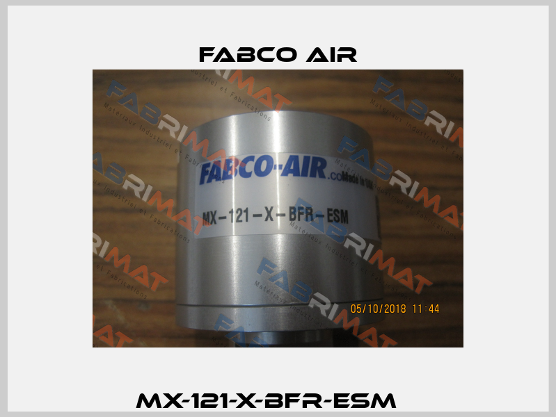 MX-121-X-BFR-ESM    Fabco Air
