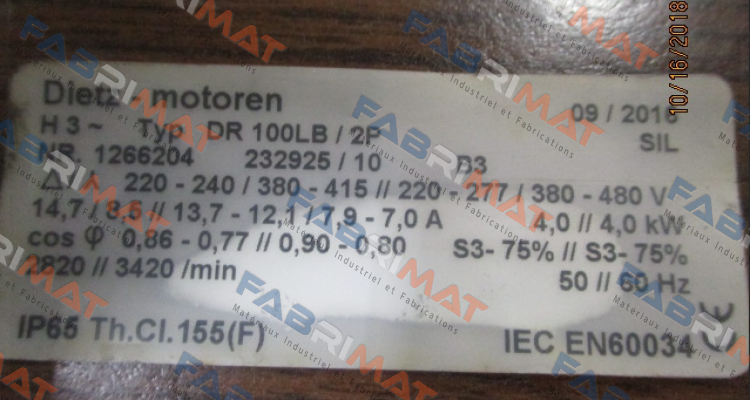 DR100LB/2P Dietz-Motoren