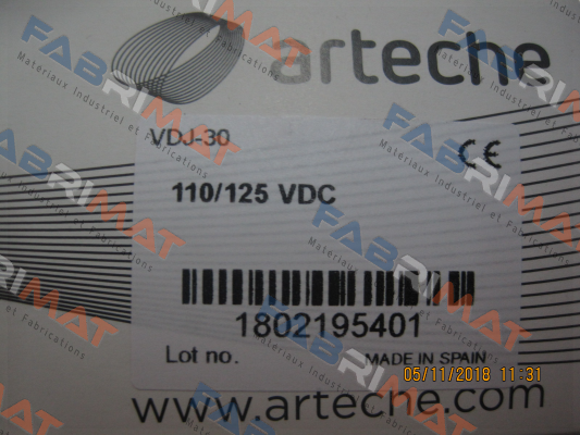 VDJ-30 Vdc  Arteche