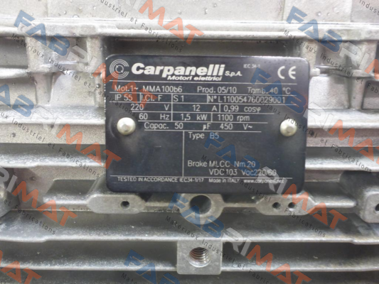 MM100L/6-BR (MMA100b/6) Carpanelli