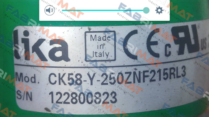 CK58-Y2-00250-ZNF-15-ST-RL030 Lika