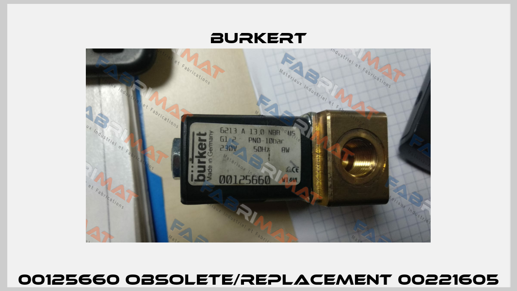 00125660 obsolete/replacement 00221605 Burkert