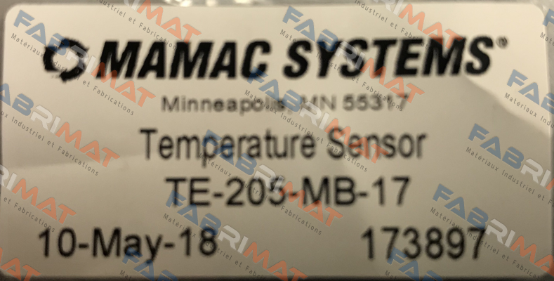TE-205-MB-17 Mamac Systems