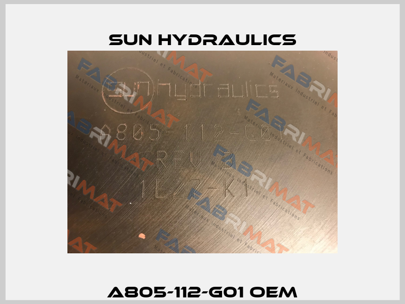 A805-112-G01 oem Sun Hydraulics