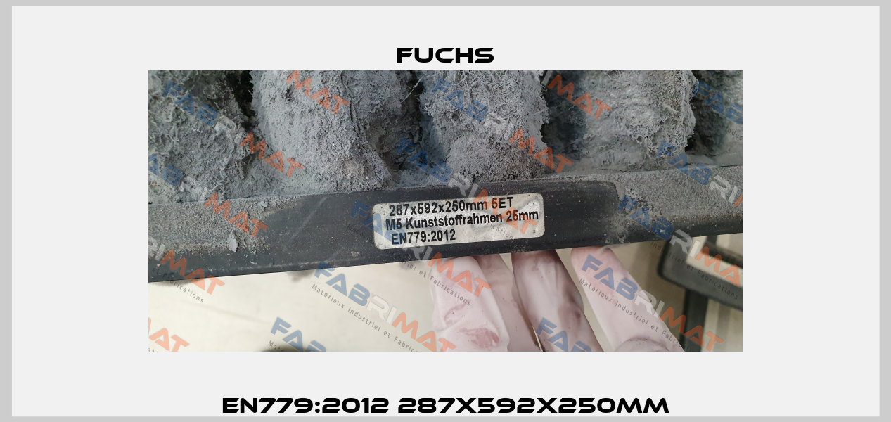 EN779:2012 287x592x250mm Fuchs