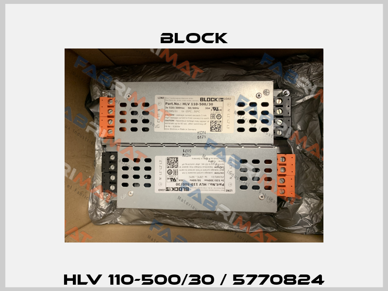 HLV 110-500/30 / 5770824 Block