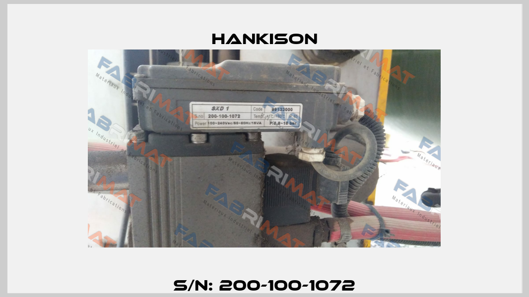 S/N: 200-100-1072 Hankison