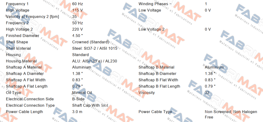 MI-DL0113 DL1133-AAA0AD0ABJSC-295mm Interroll