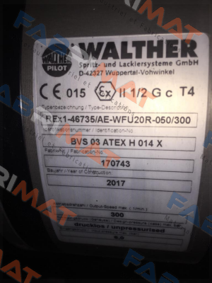 REx1-46735/AE-WFU20R-050/300 Walther Pilot