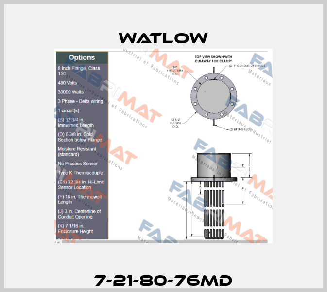7-21-80-76MD Watlow