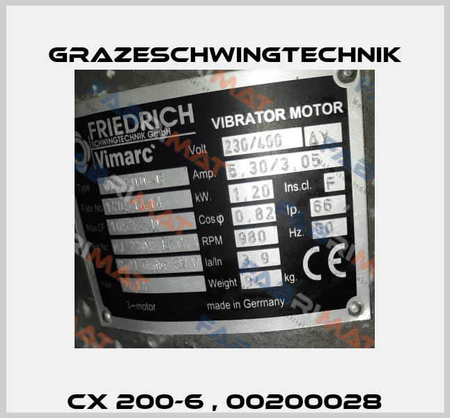 CX 200-6 , 00200028 GrazeSchwingtechnik