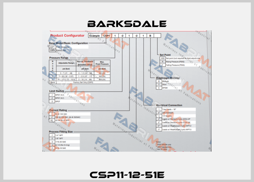 CSP11-12-51E Barksdale
