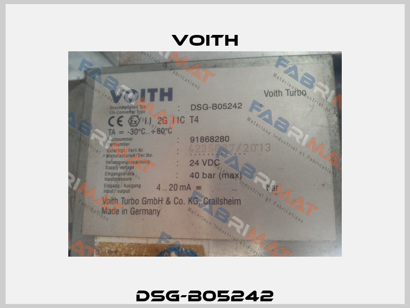 DSG-B05242 Voith