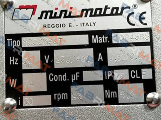 MC 320P2T Minimotor