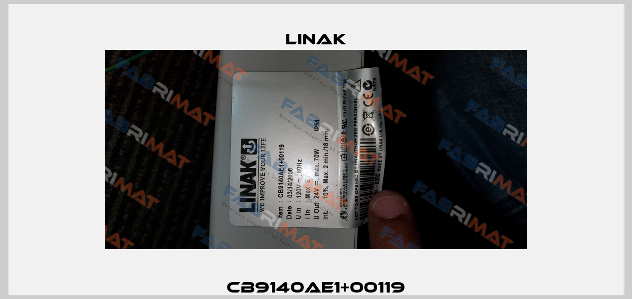 CB9140AE1+00119 Linak