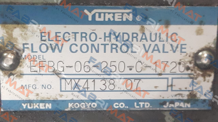 EFBG-06250-0-1720 Yuken