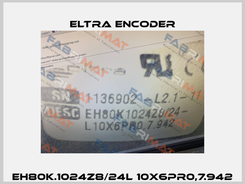 EH80K.1024Z8/24L 10X6PR0,7.942 Eltra Encoder
