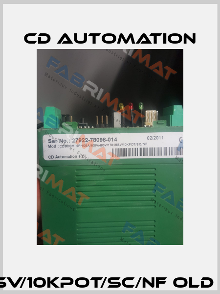 CD3000M 2PH/35A/400V/480V/170:265V/10KPOT/SC/NF old code / new code DM2035-42KB00020 CD AUTOMATION