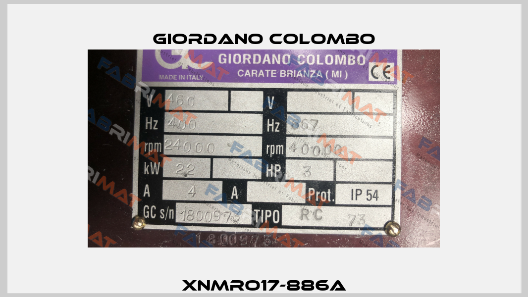 XNMRO17-886A GIORDANO COLOMBO