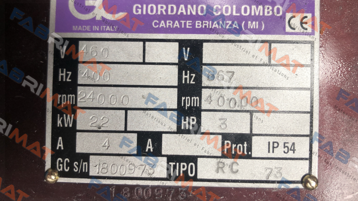 XNMRO17-886A GIORDANO COLOMBO