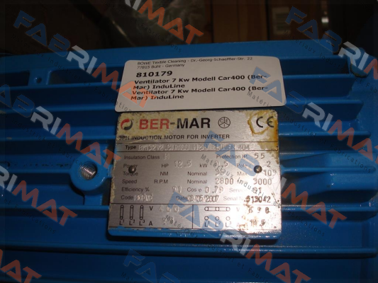 BM132V2.CAR400 Ber-Mar Motors