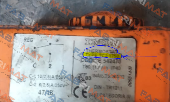 Type: TC2 1750 542470 alternative 67407X AFRISO IMIT (Afriso)
