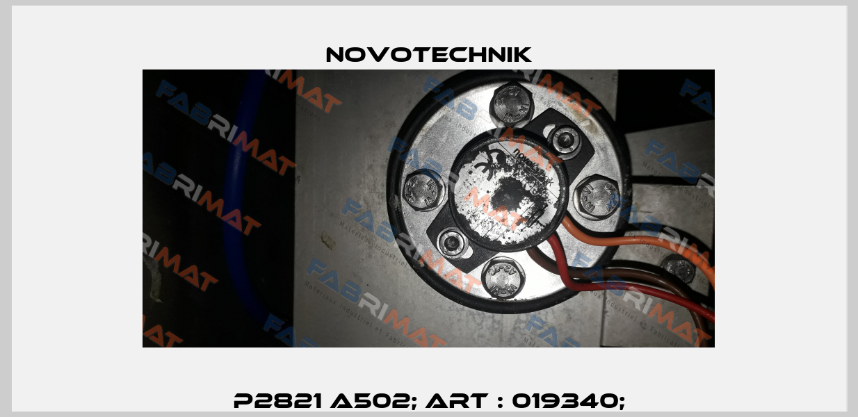 P2821 A502; Art : 019340; Novotechnik