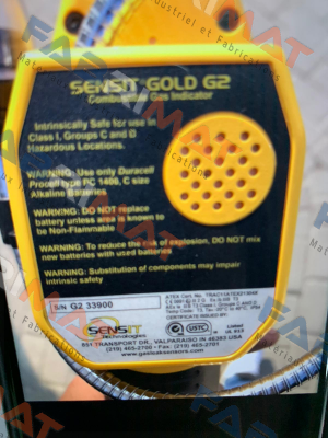 GOLD 2  S/N:G2 33900 Sensit