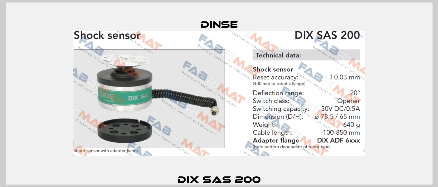 DIX SAS 200 Dinse