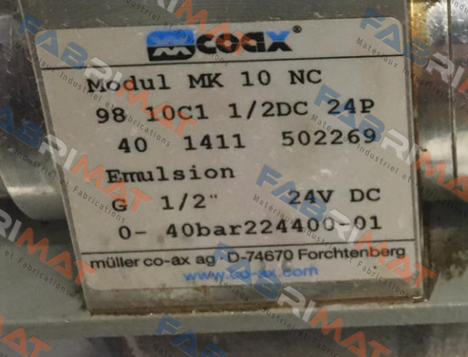 MK 10 NC (502269) Coax