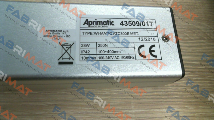 43509/017 Aprimatic