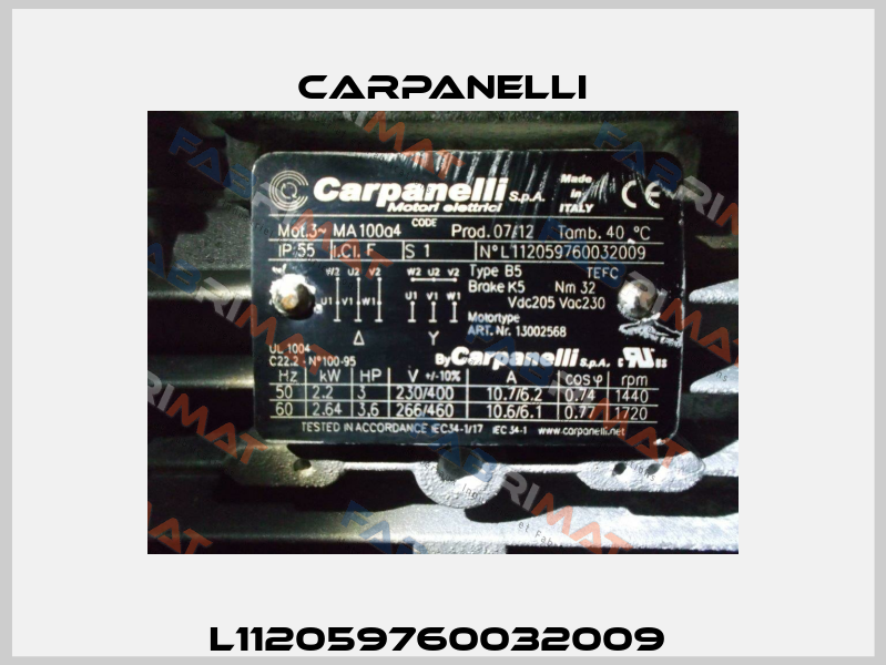 L112059760032009  Carpanelli