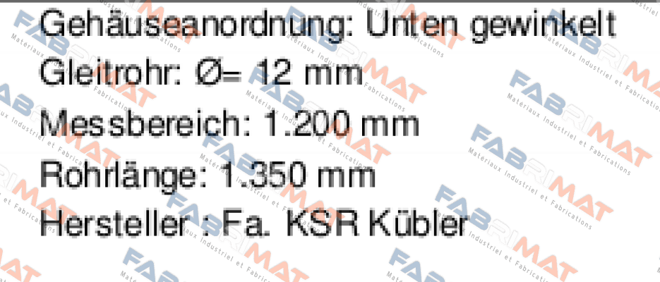FFG-BP.20H3OD-DTK48-1200 (10158832) Ksr Kuebler