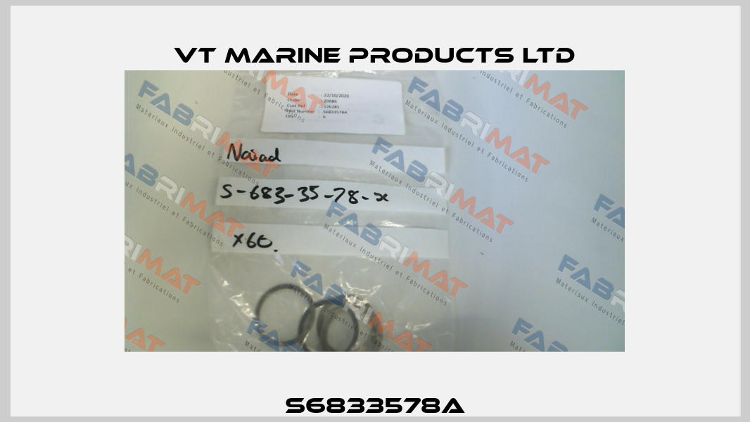 S6833578A VT MARINE PRODUCTS LTD