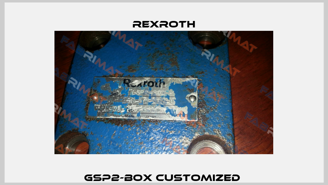 GSP2-BOX customized  Rexroth