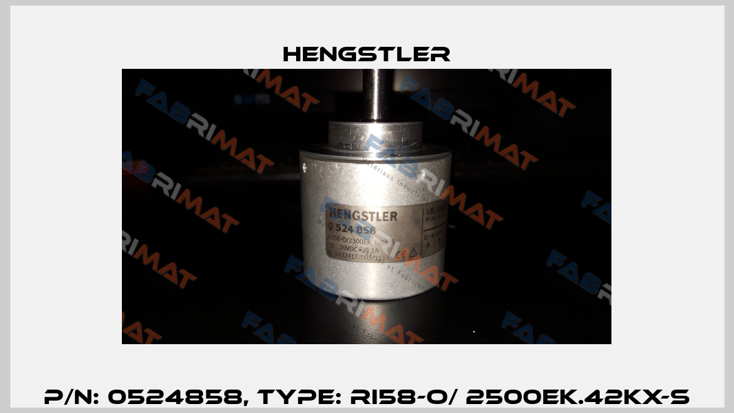 P/N: 0524858, Type: RI58-O/ 2500EK.42KX-S Hengstler
