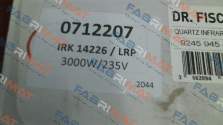 71-2207 / IRK DRF 14226 LRP 3000W 235V Dr. Fischer