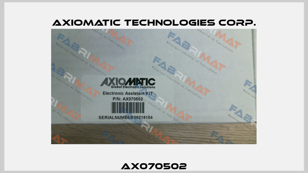 AX070502 Axiomatic Technologies Corp.