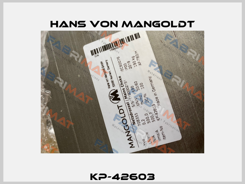 KP-42603 Hans von Mangoldt