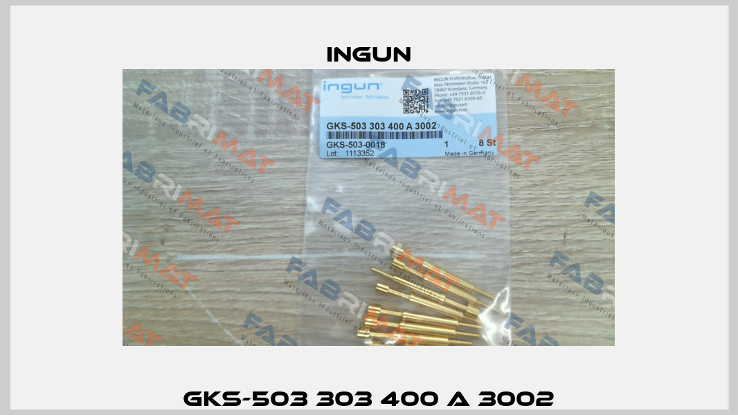 GKS-503 303 400 A 3002 Ingun