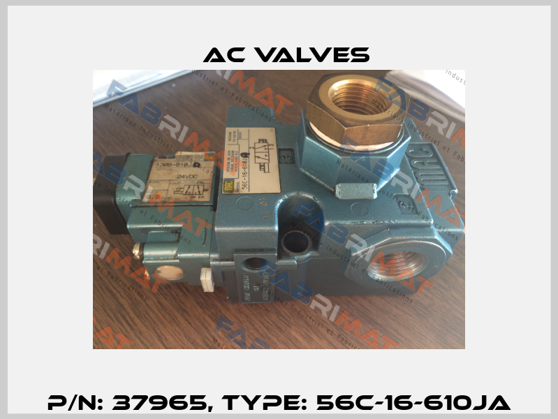 P/N: 37965, Type: 56C-16-610JA МAC Valves