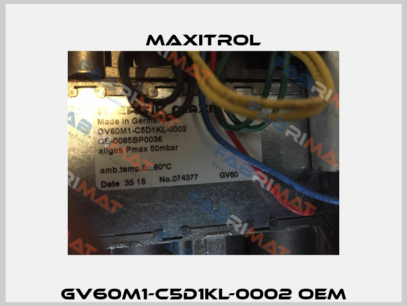 GV60M1-C5D1KL-0002 OEM Maxitrol
