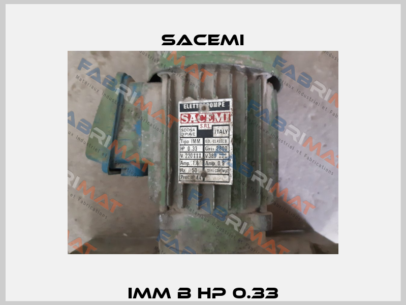 IMM B HP 0.33 Sacemi
