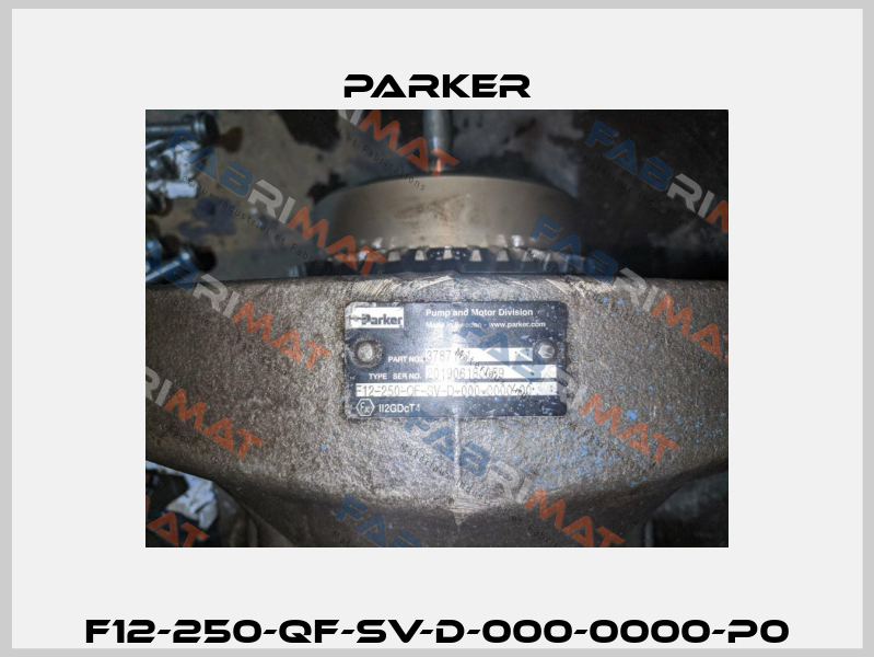 F12-250-QF-SV-D-000-0000-P0 Parker